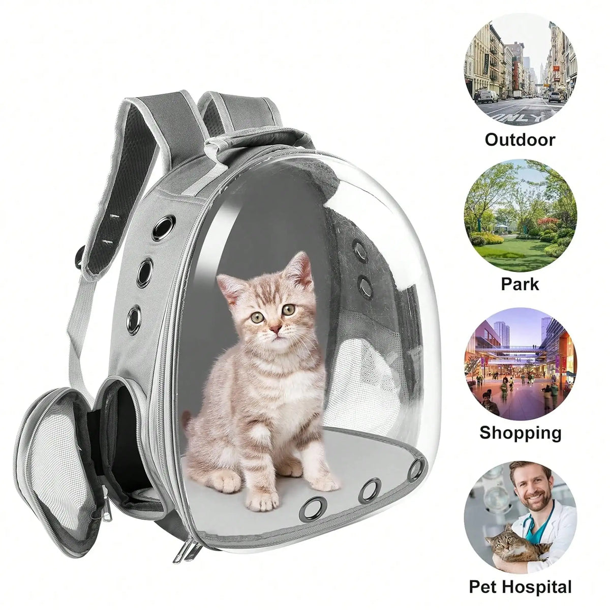 🐱 Sac à dos de transport pour chat