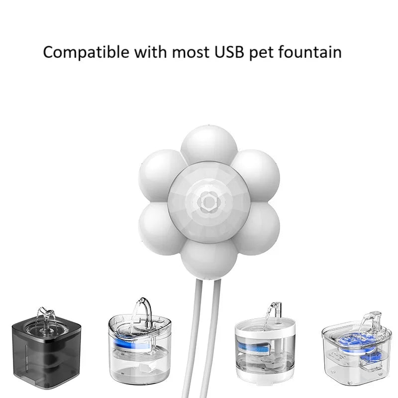 Fleur sensorielle pour fontaine à eau pour chiens et chats