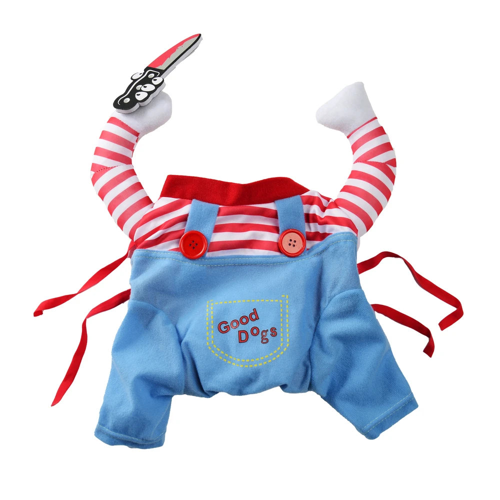 Déguisement Halloween Chucky pour chien