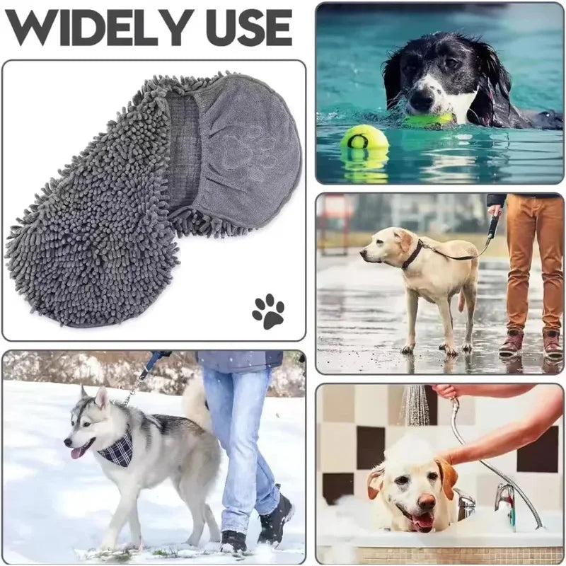 Serviette de bain ultra-absorbante pour chien et chat 🐶🐱🛁