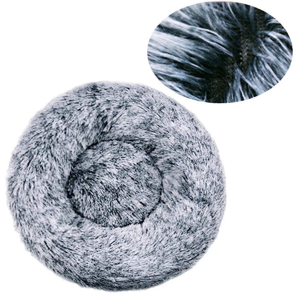 Panier rond ultra-moelleux pour chien 🐶💤