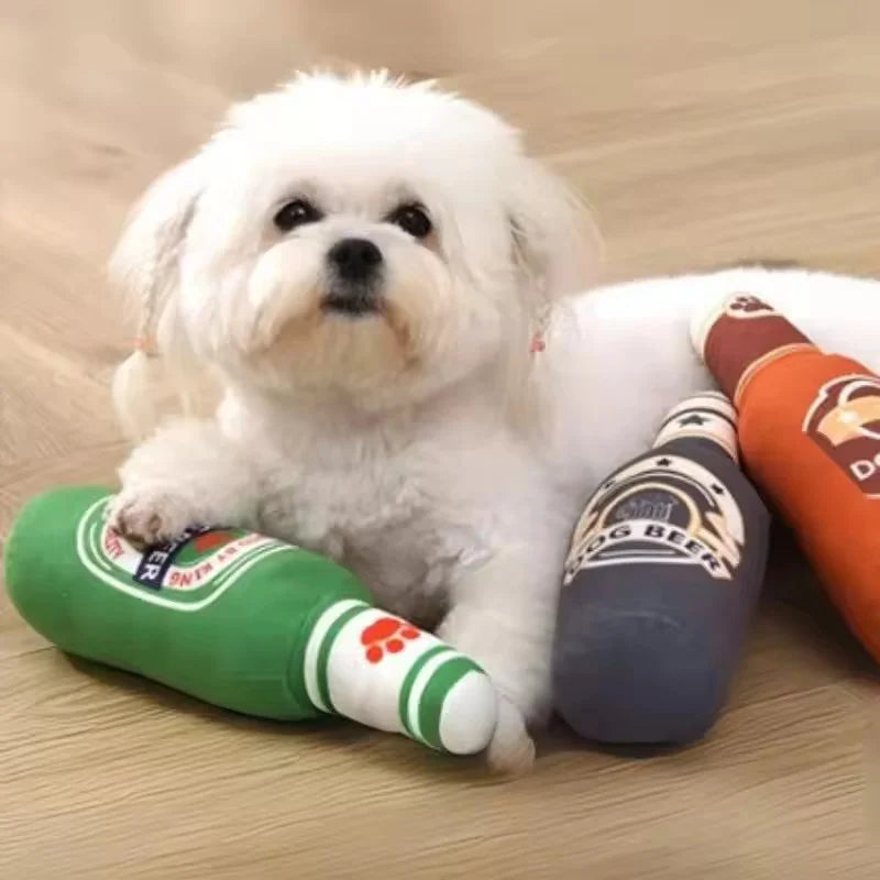 Jeux Bouteille réaliste pour chien