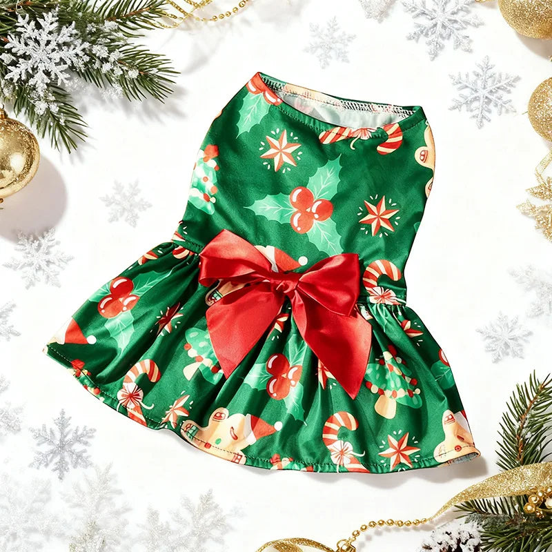 Robe de noël pour chien