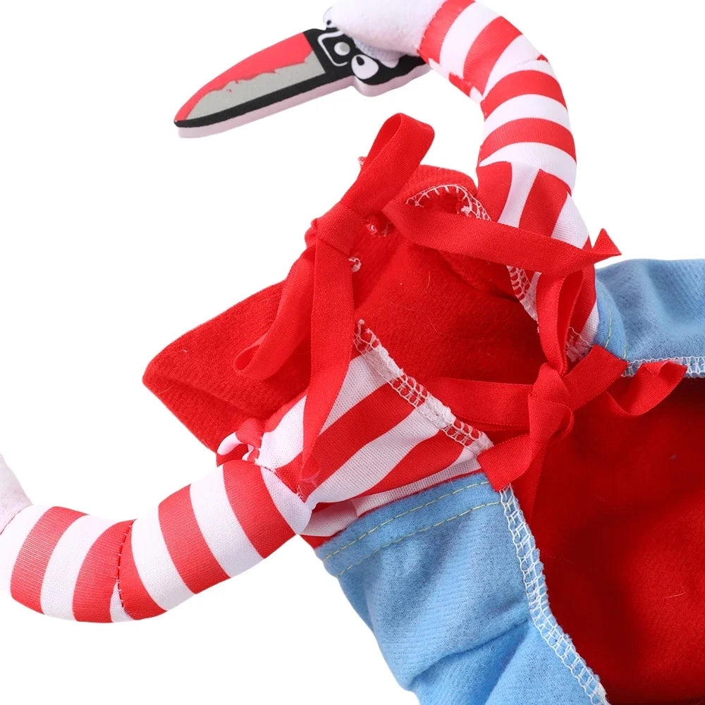 Déguisement Halloween Chucky pour chien