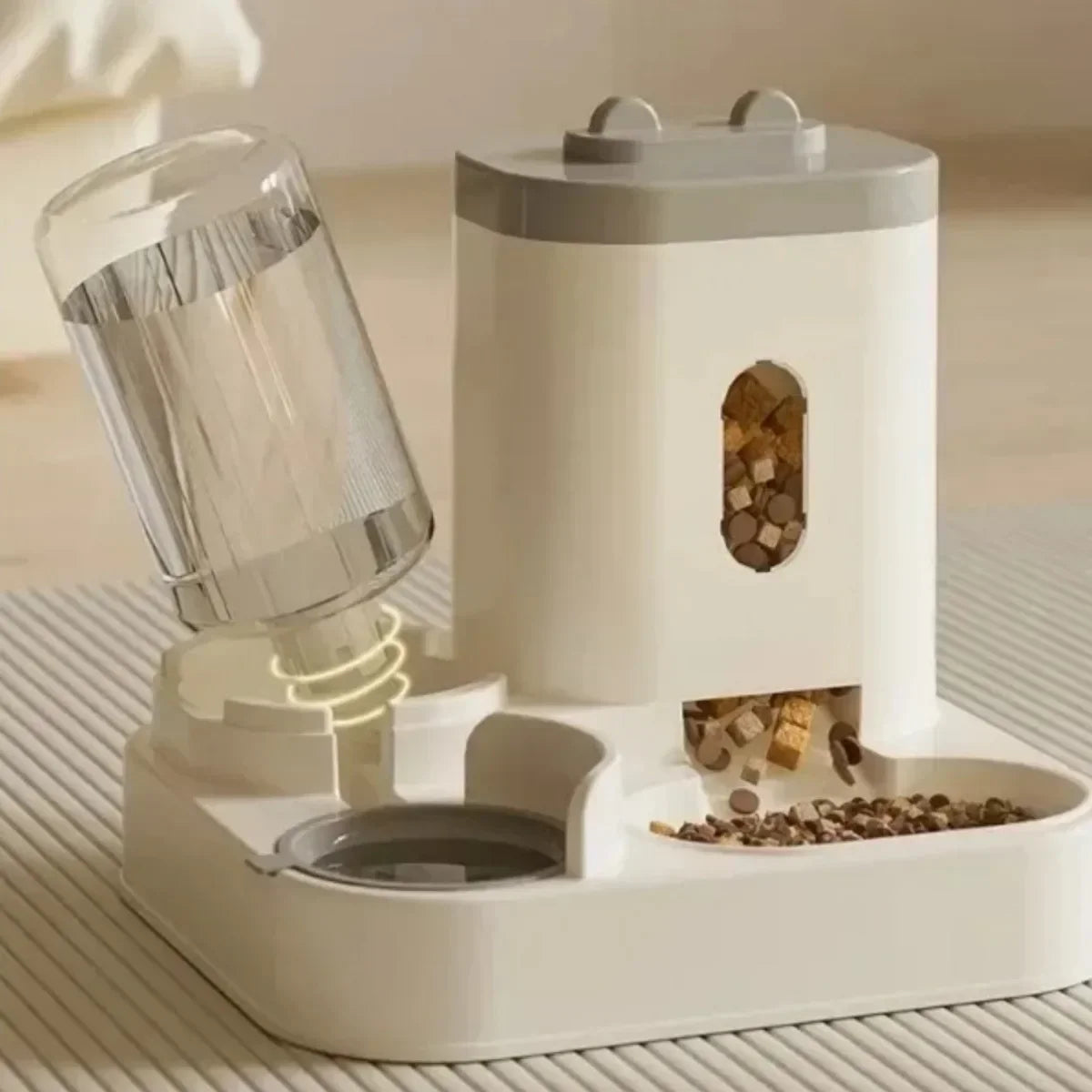 Distributeur 2 en 1 de nourriture et d’eau pour chien et chat 🐶🐱