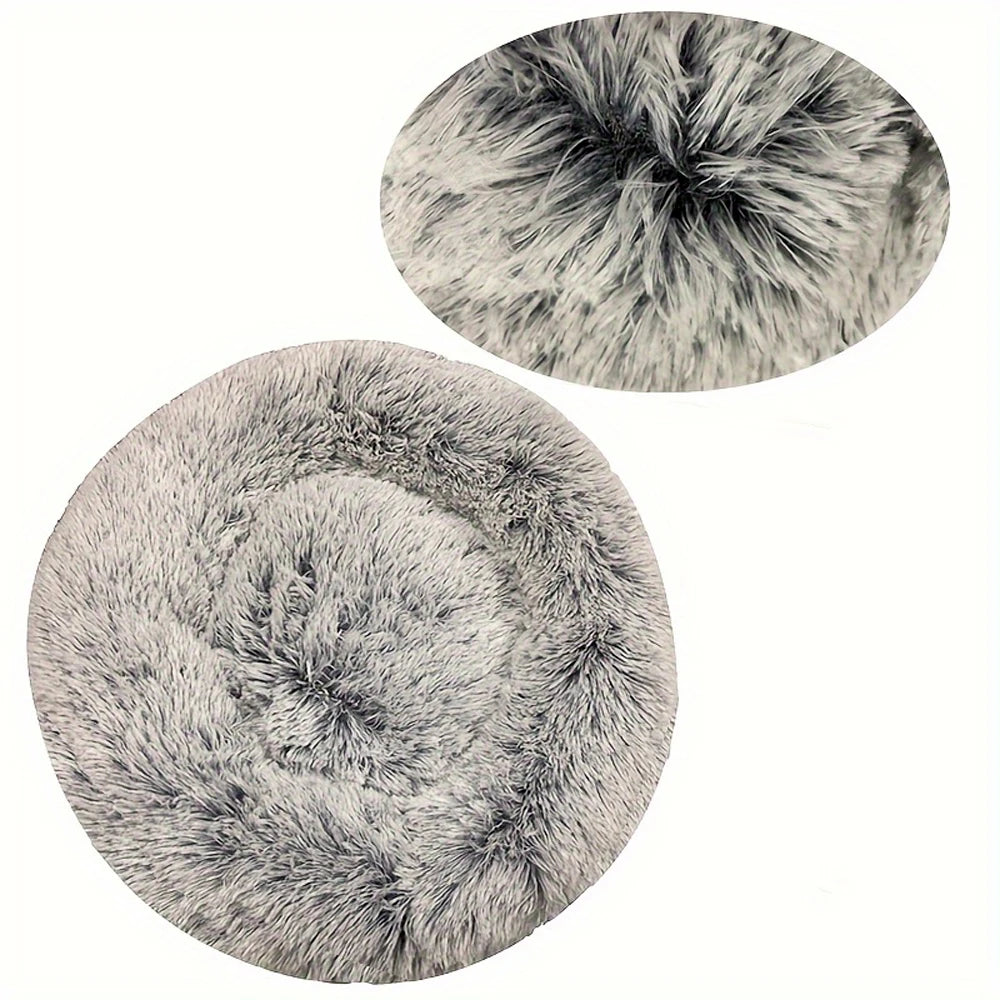 Panier rond ultra-moelleux pour chien 🐶💤