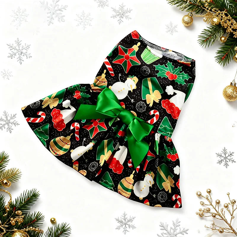 Robe de noël pour chien
