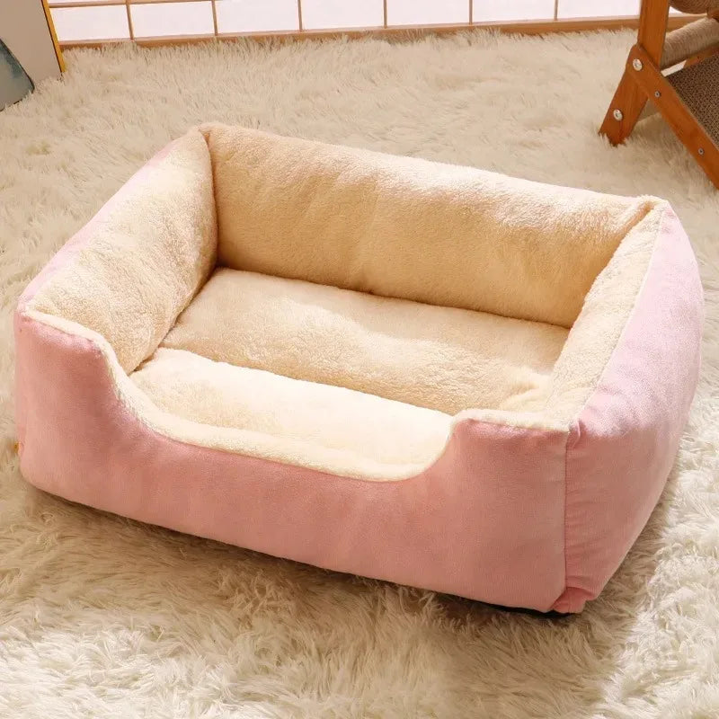 Lit douillet en peluche pour chat 🐱💤
