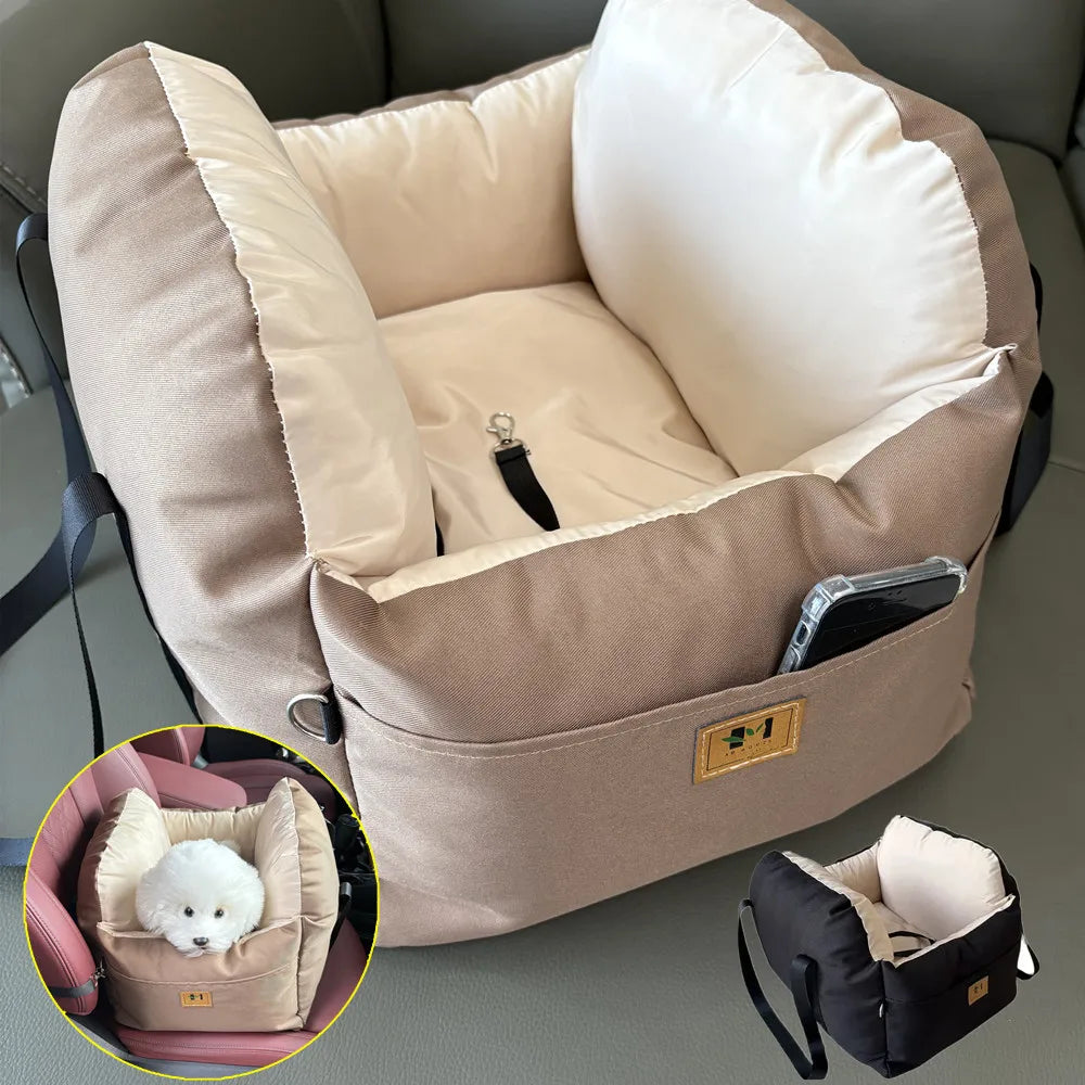 Siège auto confortable avec ceinture de sécurité pour chien et chat 🐶🐱🚗