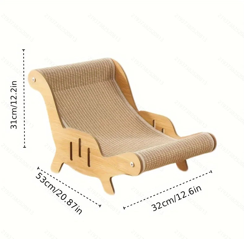 🐱 Canapé griffoir pour chat – Design ergonomique