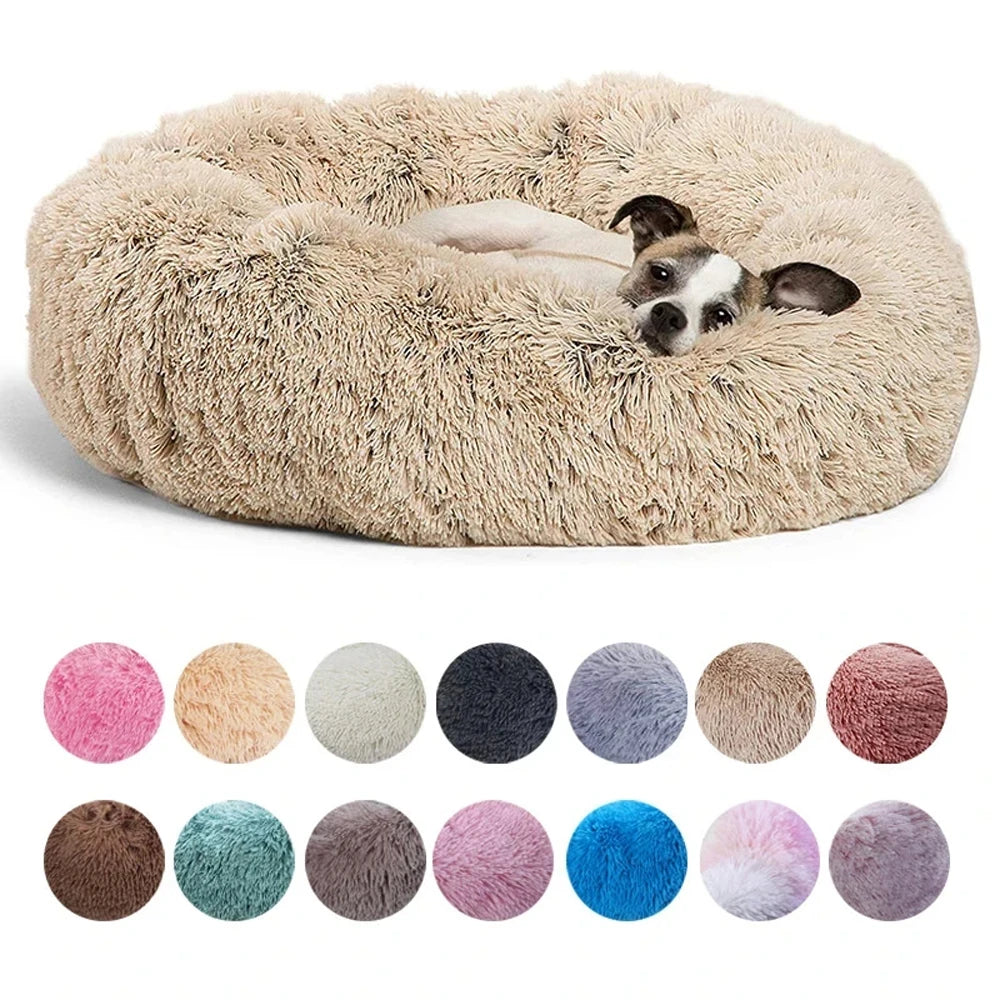 Panier rond ultra-moelleux pour chien 🐶💤