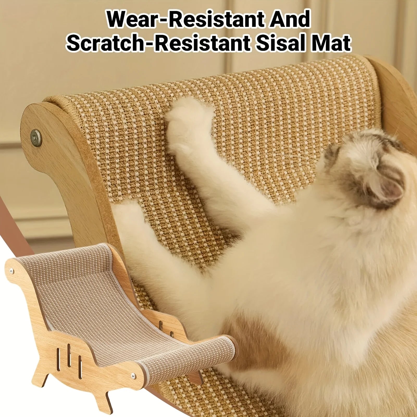 🐱 Canapé griffoir pour chat – Design ergonomique