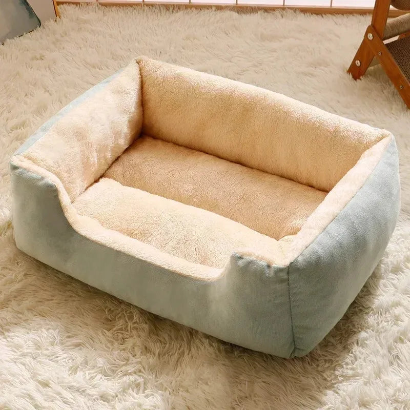 Lit douillet en peluche pour chat 🐱💤