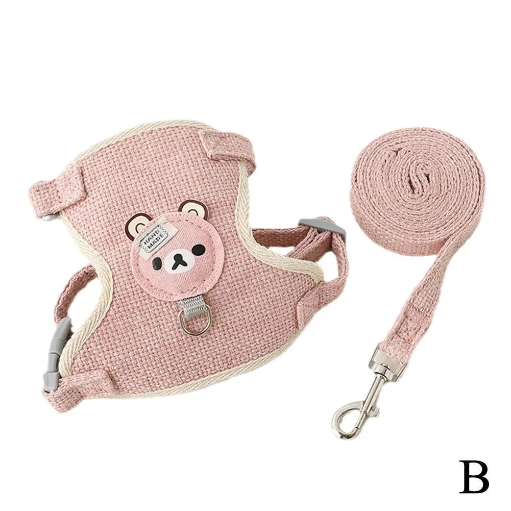 Harnais avec laisse pour petit chien, chat et lapin 🐶🐱🐰