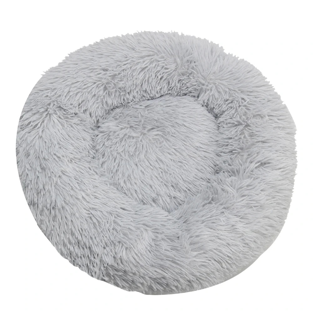Panier rond ultra-moelleux pour chien 🐶💤