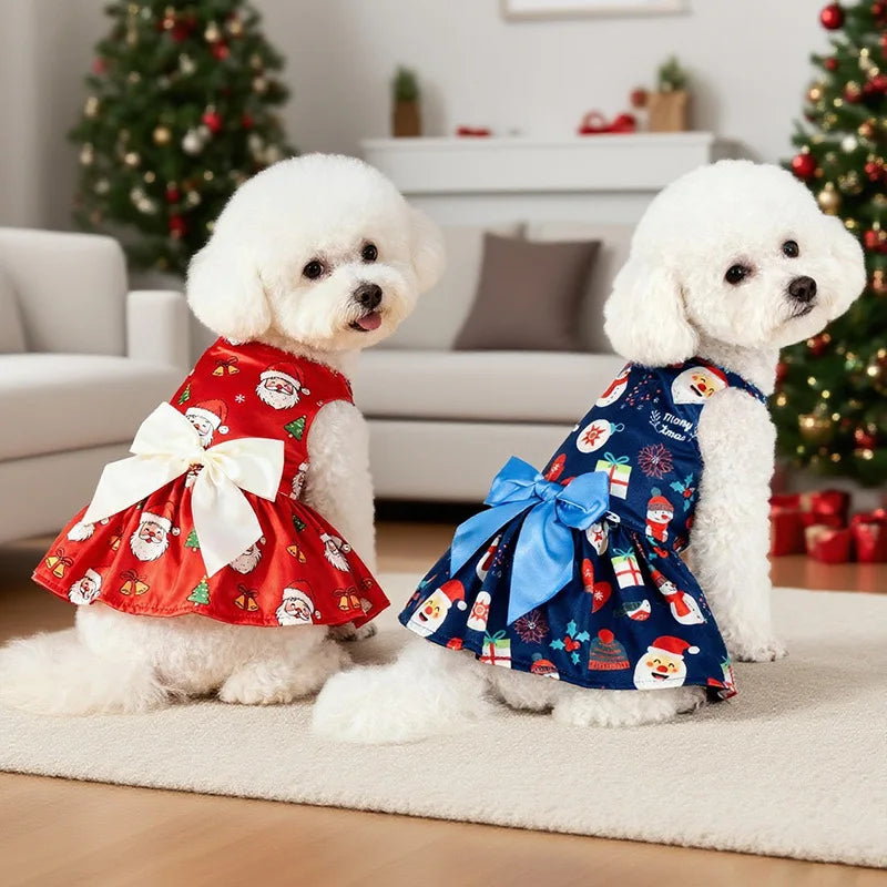Robe de noël pour chien