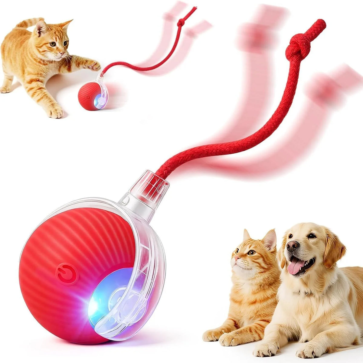 Balle interactive pour chat