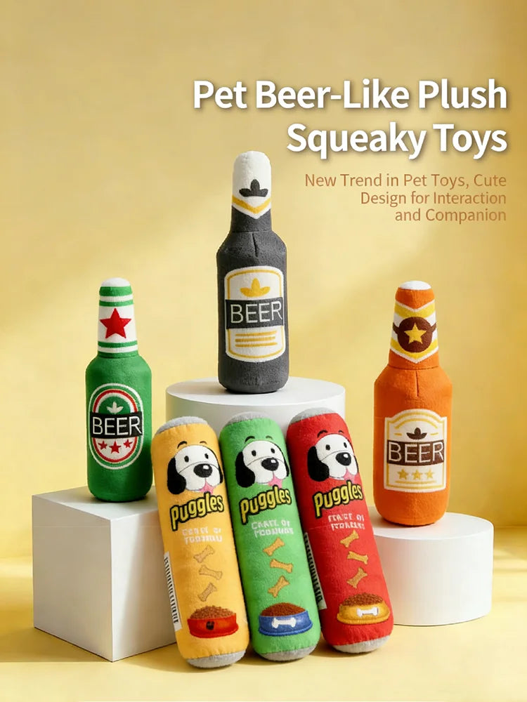 Jeux Bouteille réaliste pour chien
