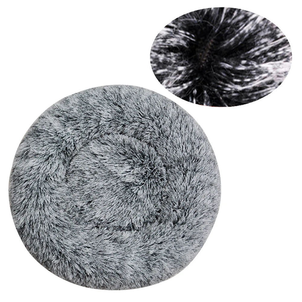 Panier rond ultra-moelleux pour chien 🐶💤