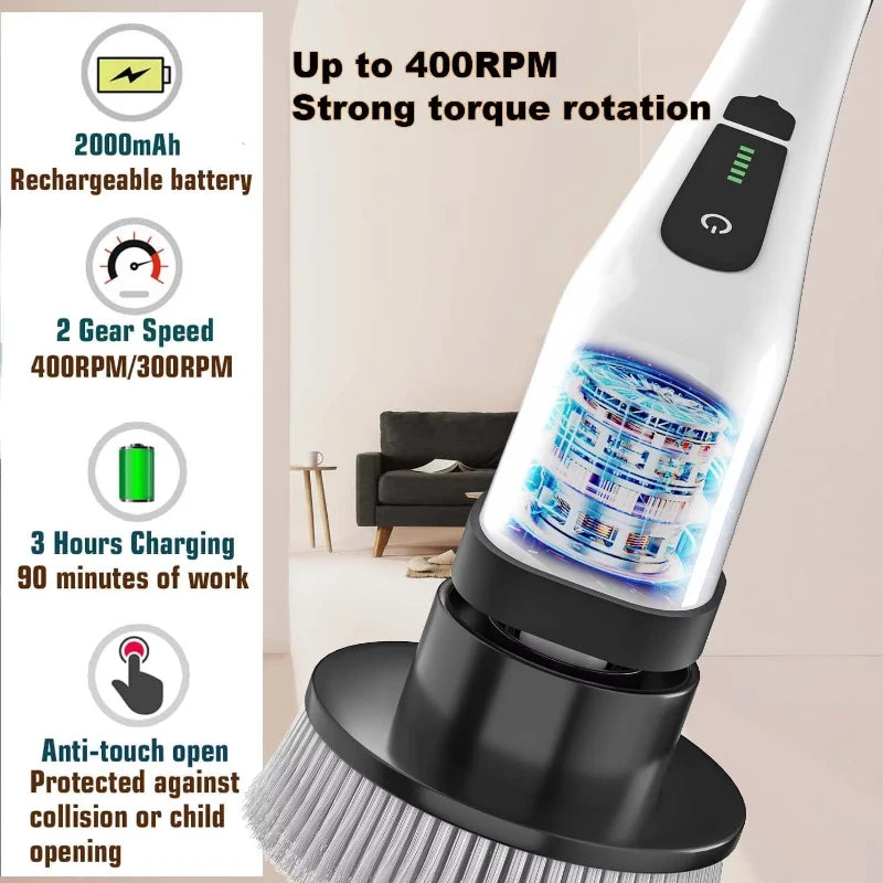Nettoyeur Rotatif electrique 9 en 1