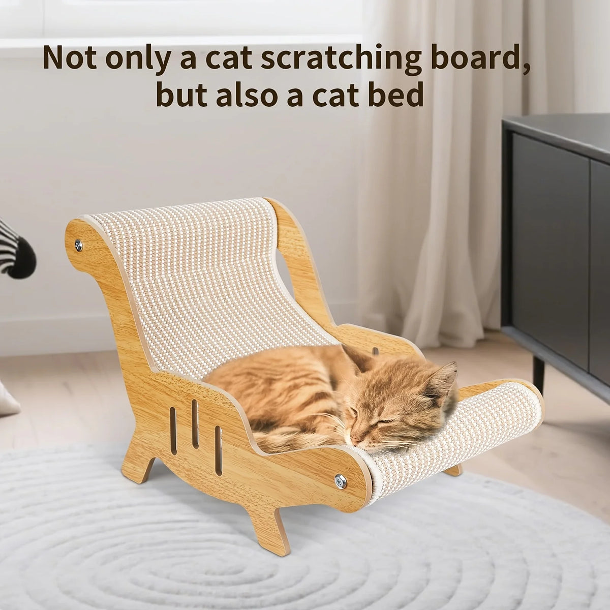 🐱 Canapé griffoir pour chat – Design ergonomique