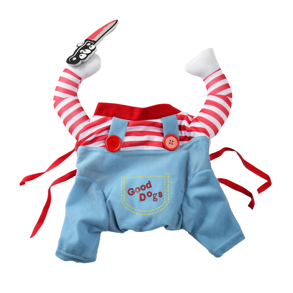 Déguisement Halloween Chucky pour chien
