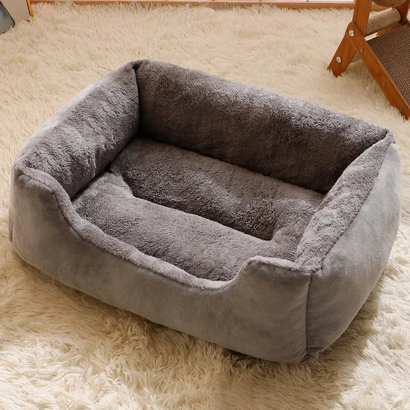 Lit douillet en peluche pour chat 🐱💤