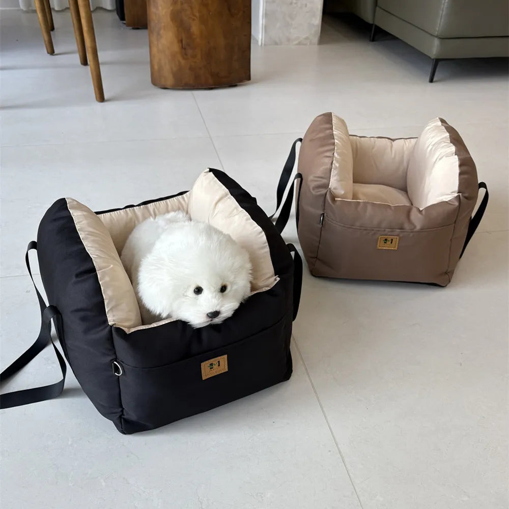 Siège auto confortable avec ceinture de sécurité pour chien et chat 🐶🐱🚗