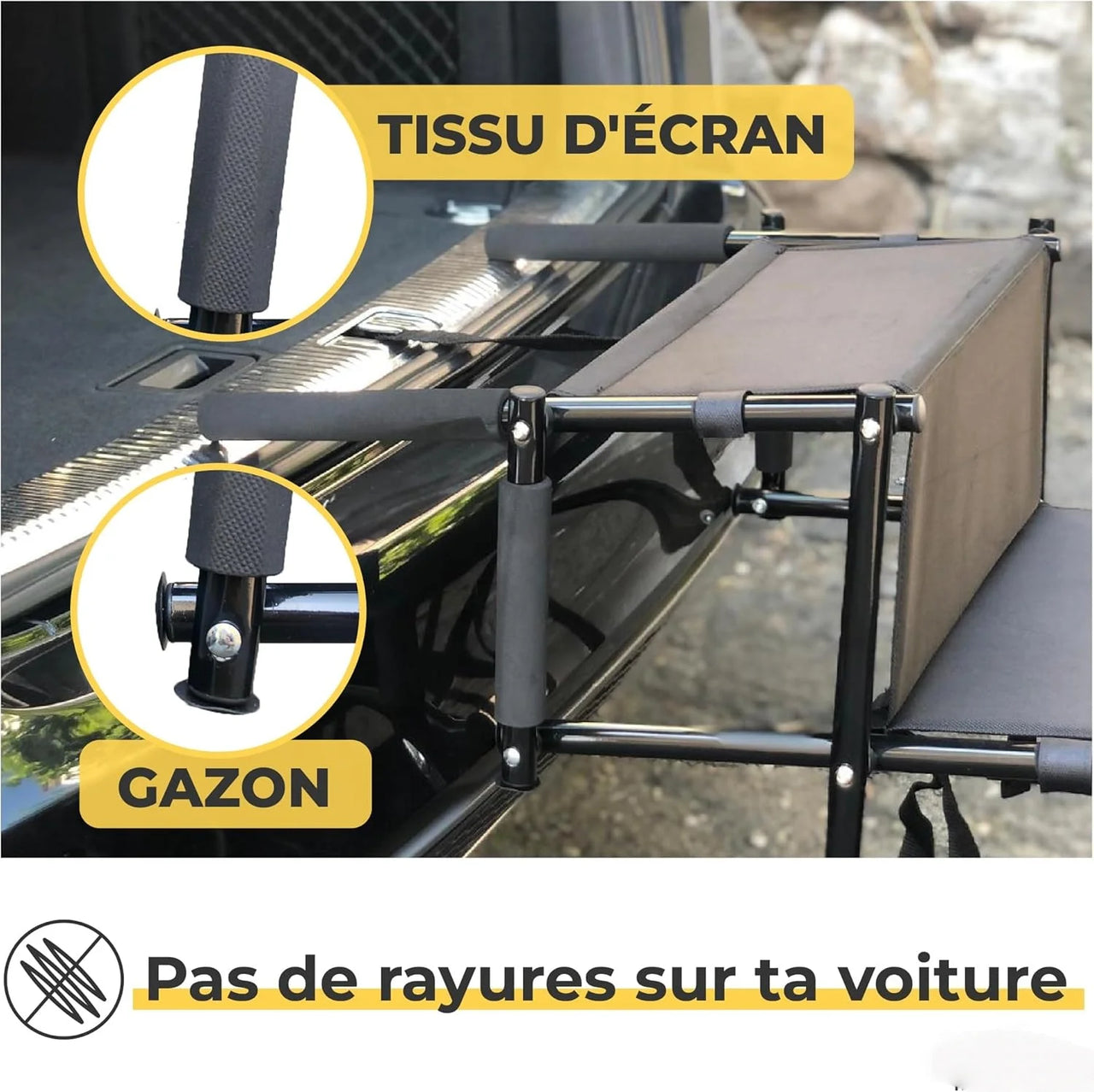 Rampe pliable pour chien Antidérapante