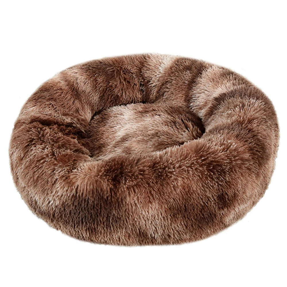 Panier rond ultra-moelleux pour chien 🐶💤