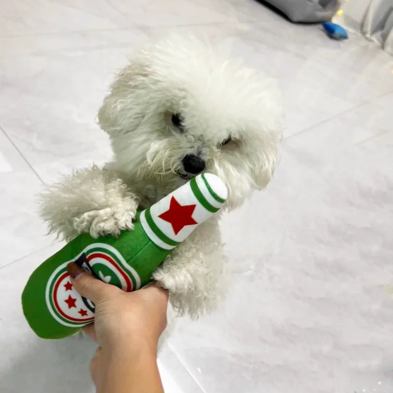 Jeux Bouteille réaliste pour chien