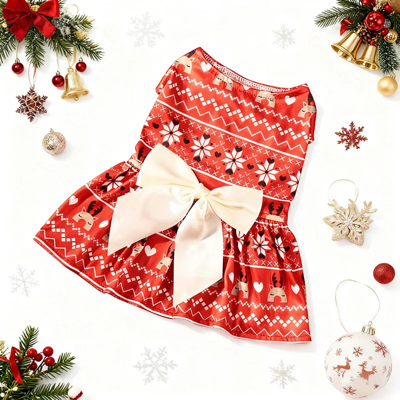 Robe de noël pour chien