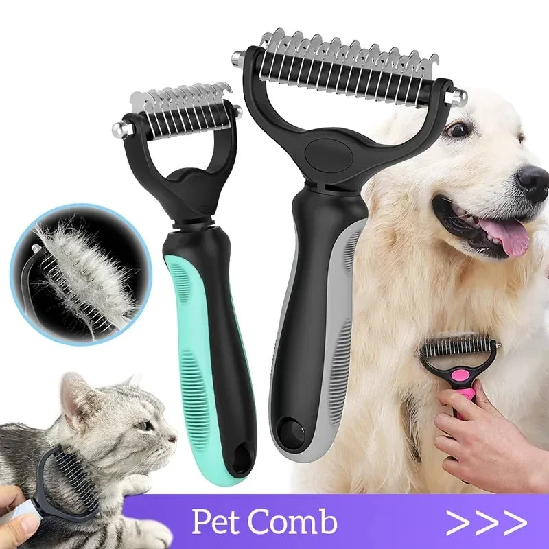 Peigne démêlant et anti-poils pour chien et chat 🐶🐱