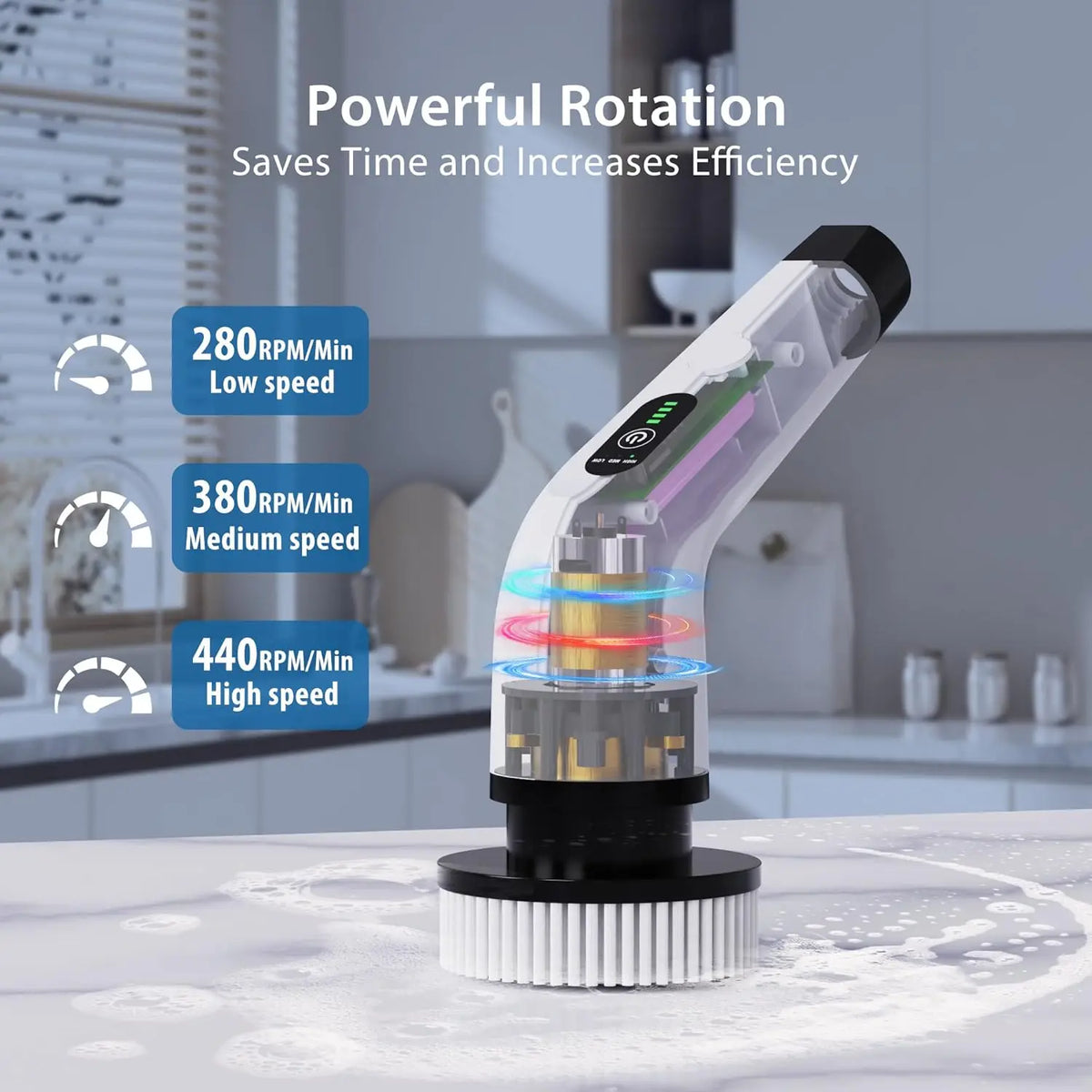 Nettoyeur Rotatif electrique 9 en 1