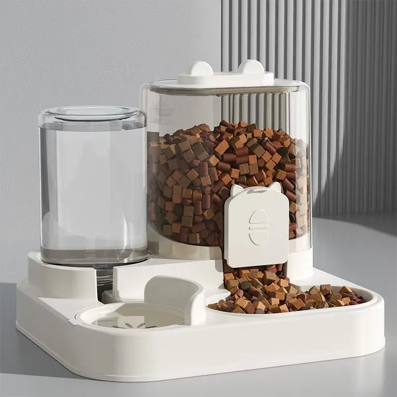 Distributeur 2 en 1 de nourriture et d’eau pour chien et chat 🐶🐱