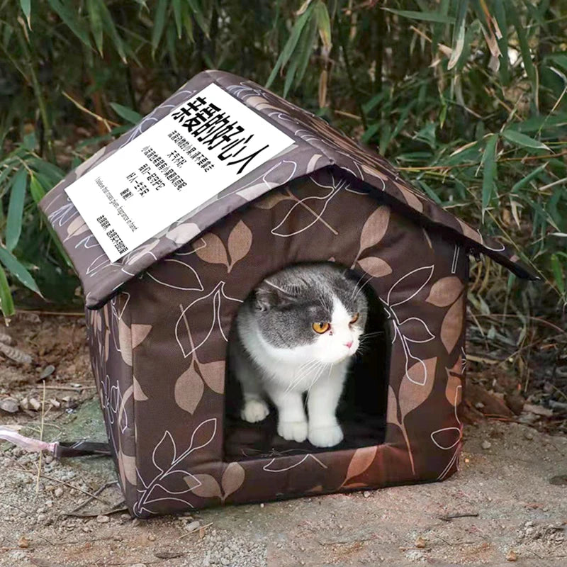 🐱 Maison extérieure imperméable pour chat&nbsp;
